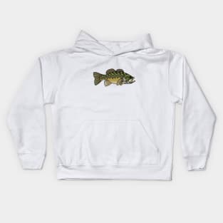 Bass fish Kids Hoodie